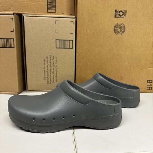 Dansko Gray Slip-On Clog Loafers